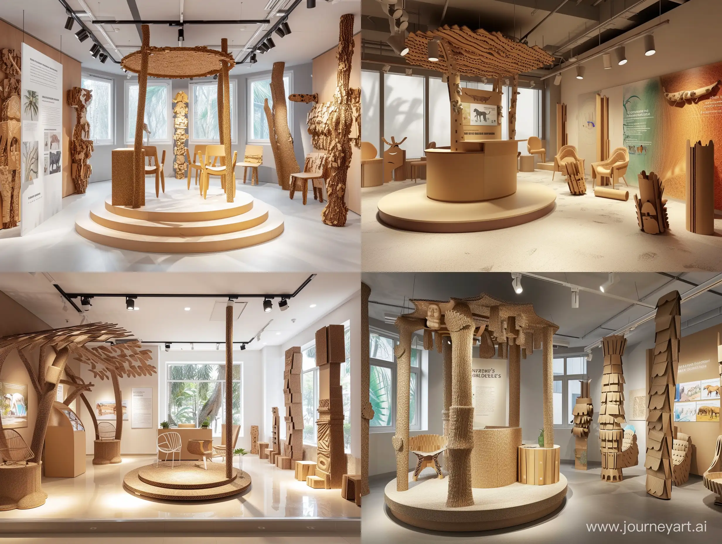 Sustainable-Safari-and-Totem-Chair-Collections-in-a-NatureInspired-Showroom