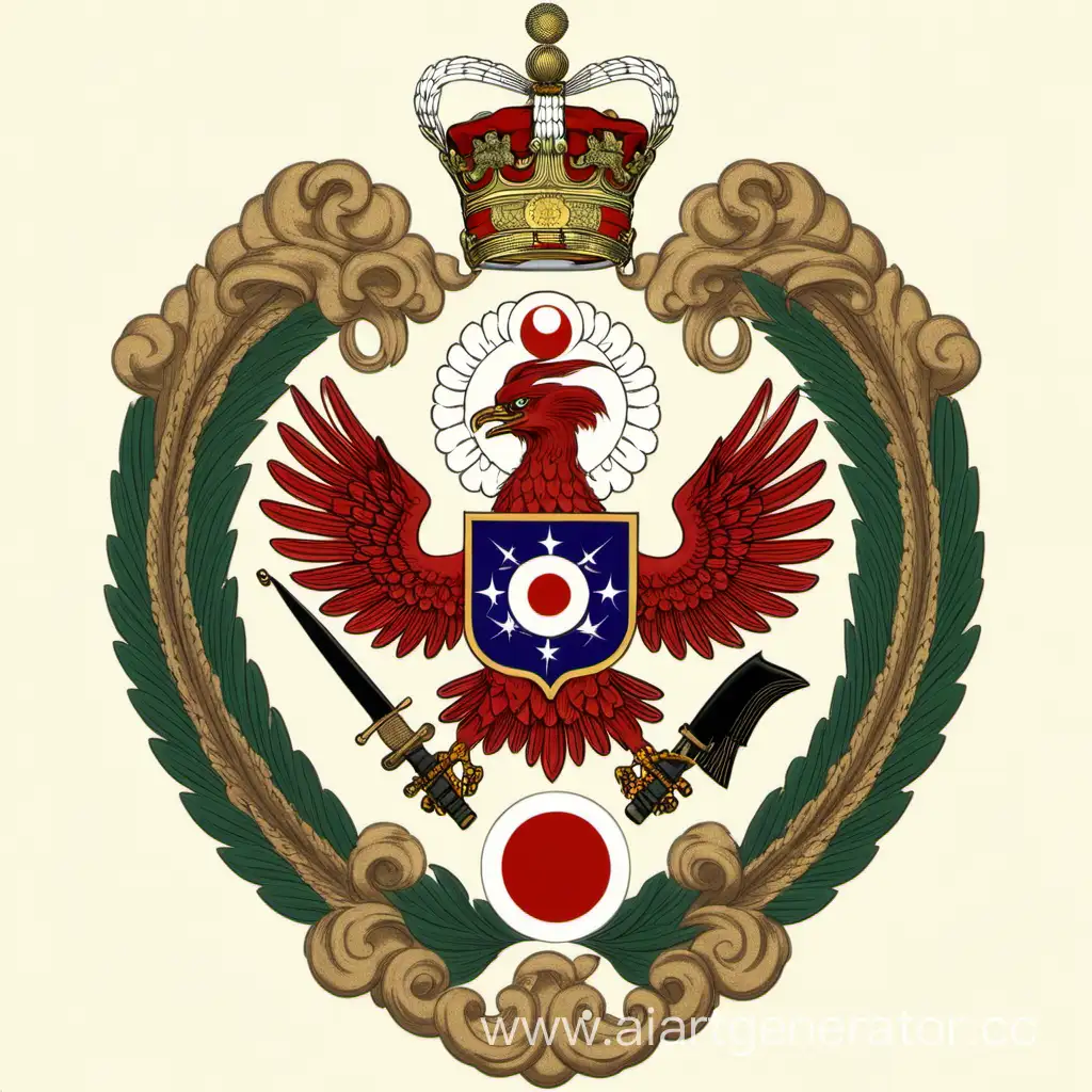 Герб Генерального Штаба Вооружённых Сил Юкохамовской Империи