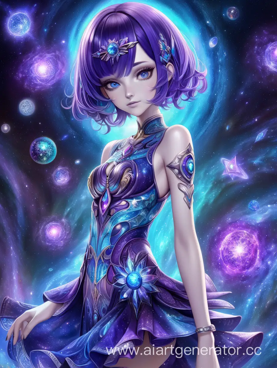 Eccentric-Galactic-Fashion-Vibrant-Purple-Hair-Cosmic-Accents-and-Lavish-Dresses
