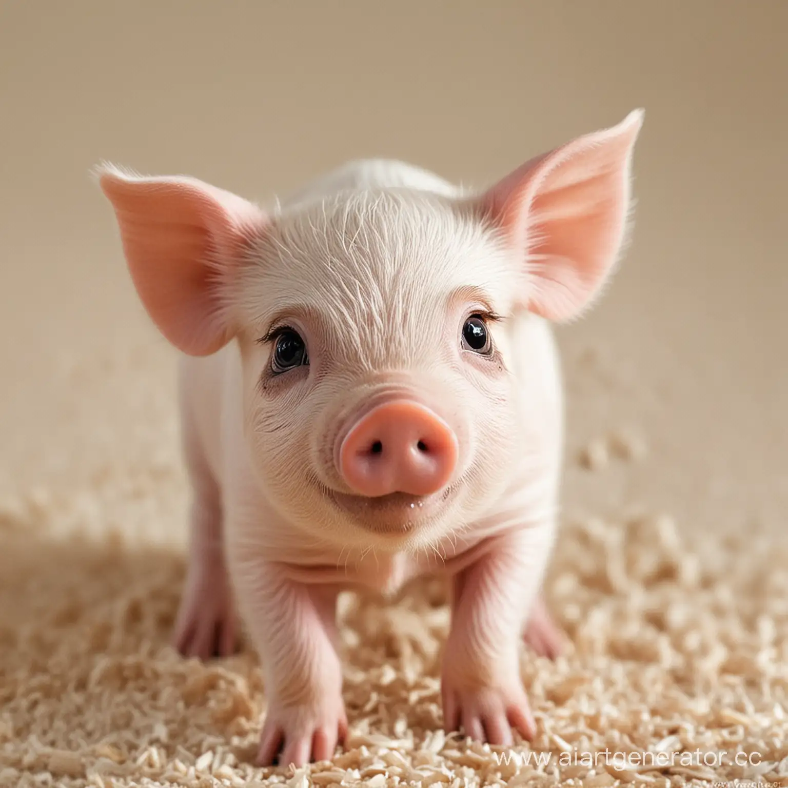 Adorable-Piggy-with-Innocent-Expression