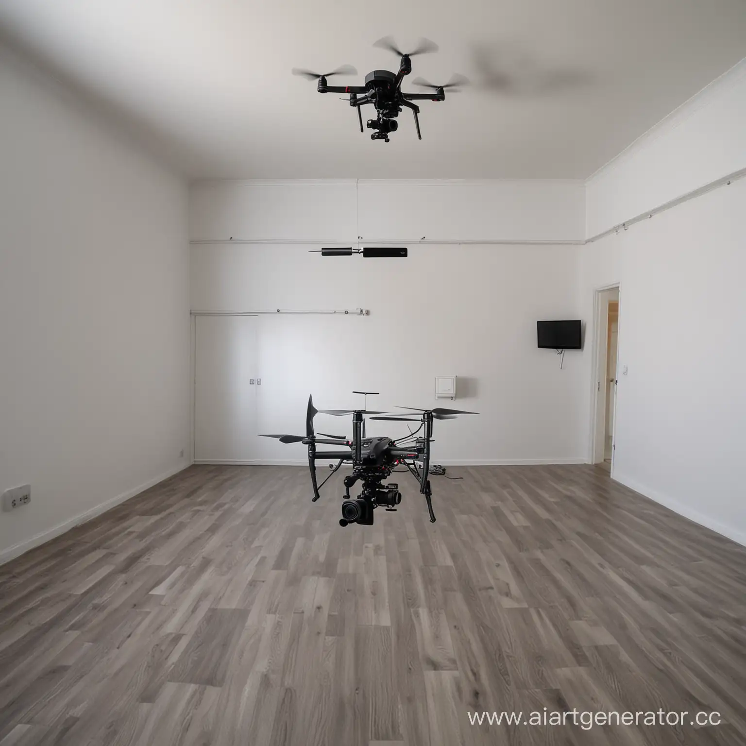 Drone-Flight-in-MultiPerspective-Room