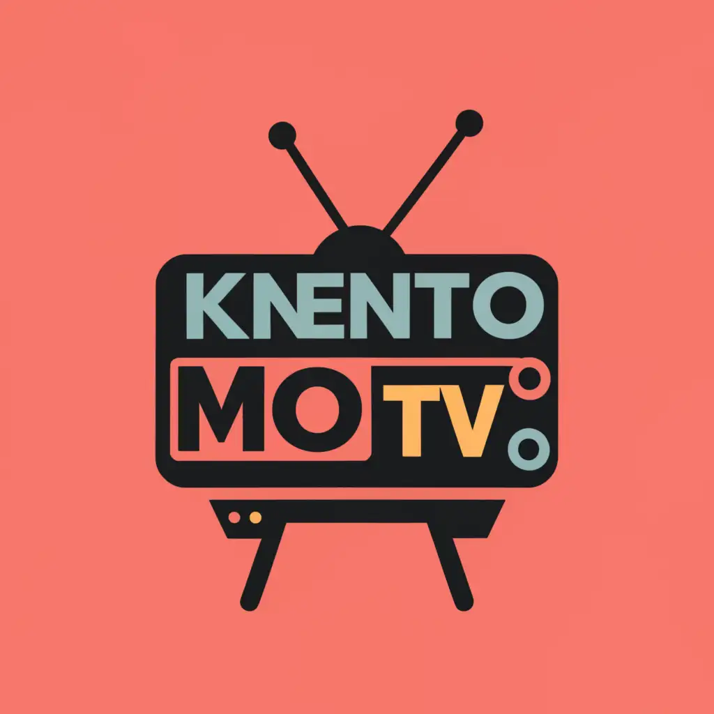 a logo design,with the text "Kwento Mo TV", main symbol:use "Kwento Mo TV"design a LOGO which includes Good vibes and entertainment,Minimalistic,be used in Entertainment industry,clear background