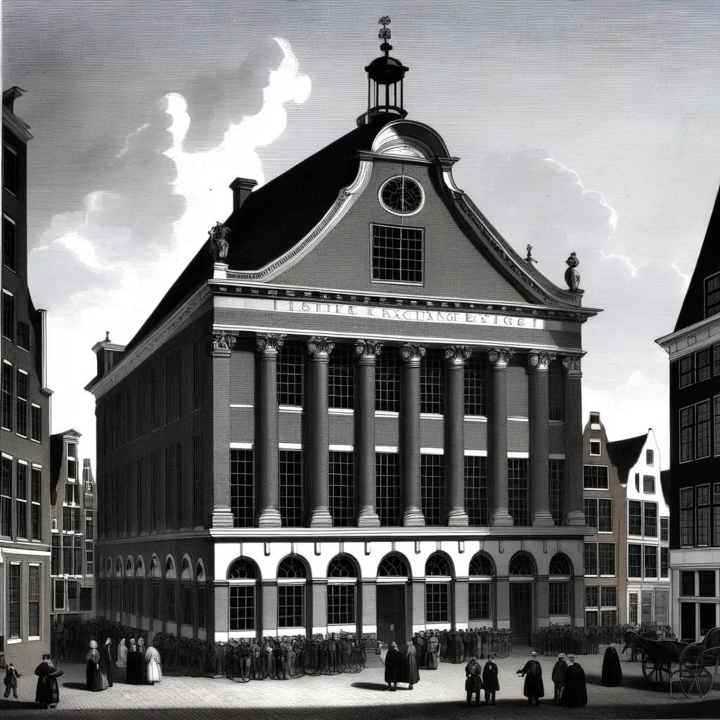 Historic Establishment of the First Dutch Stock Exchange in 1611