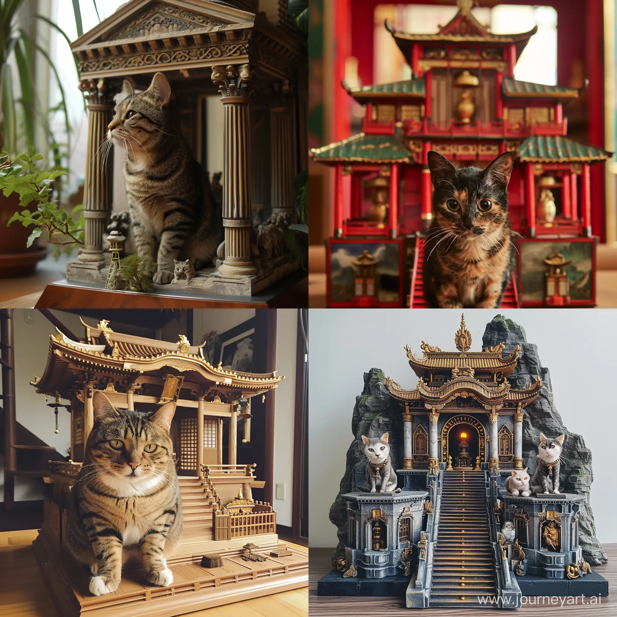 cat's religious temple
