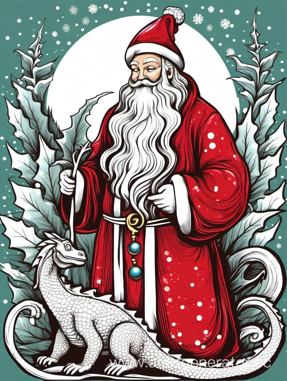 Ded-Moroz-and-Little-Dragon-in-Whimsical-Vector-Illustration