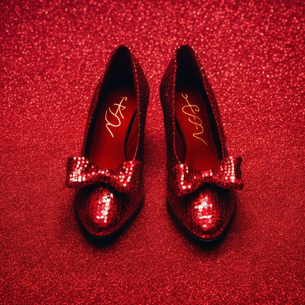 Sparkling Ruby Slippers for Glamorous RedCarpet Moments