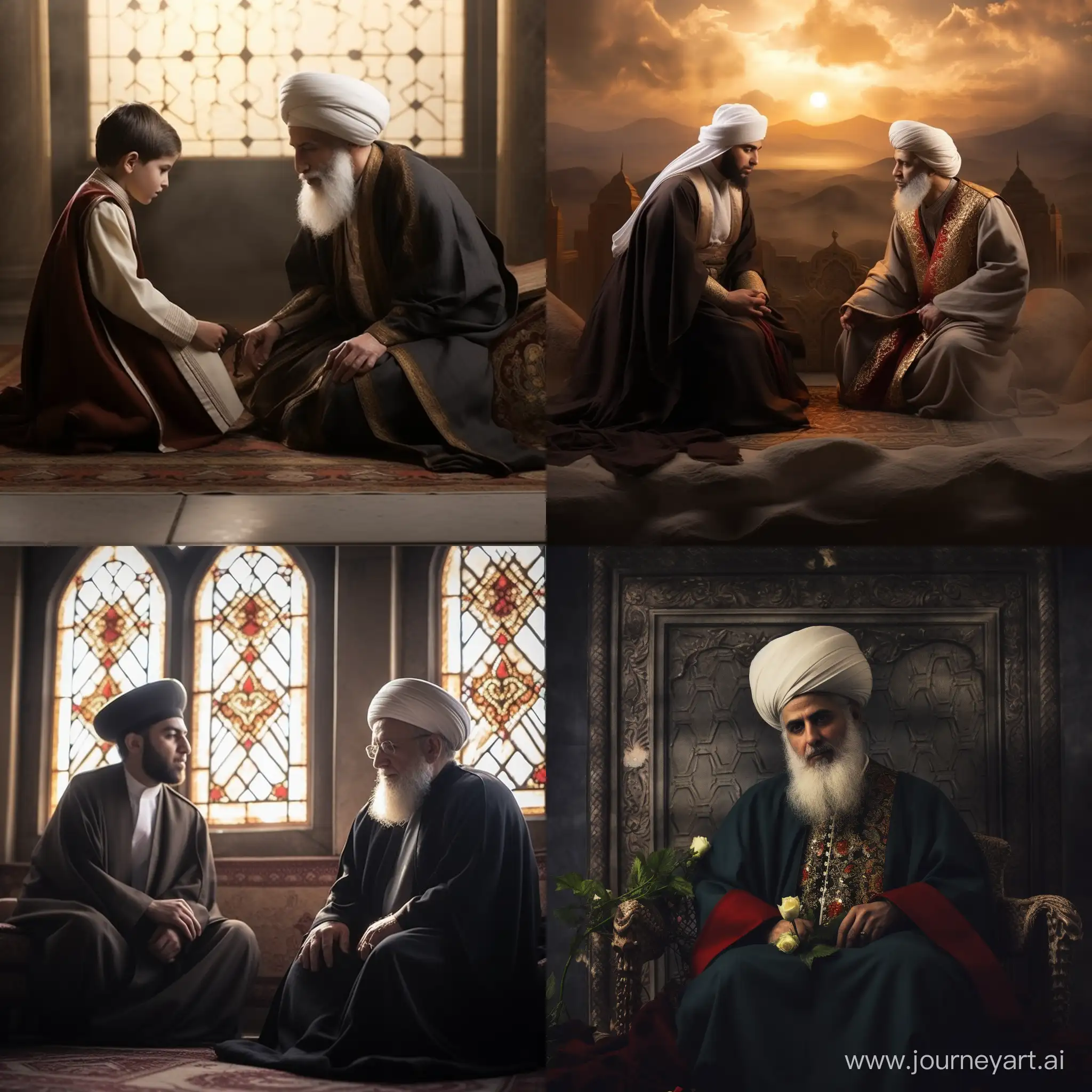 Imam-Hasan-and-Muawiyah-in-Peaceful-Unity-Historical-Portrait