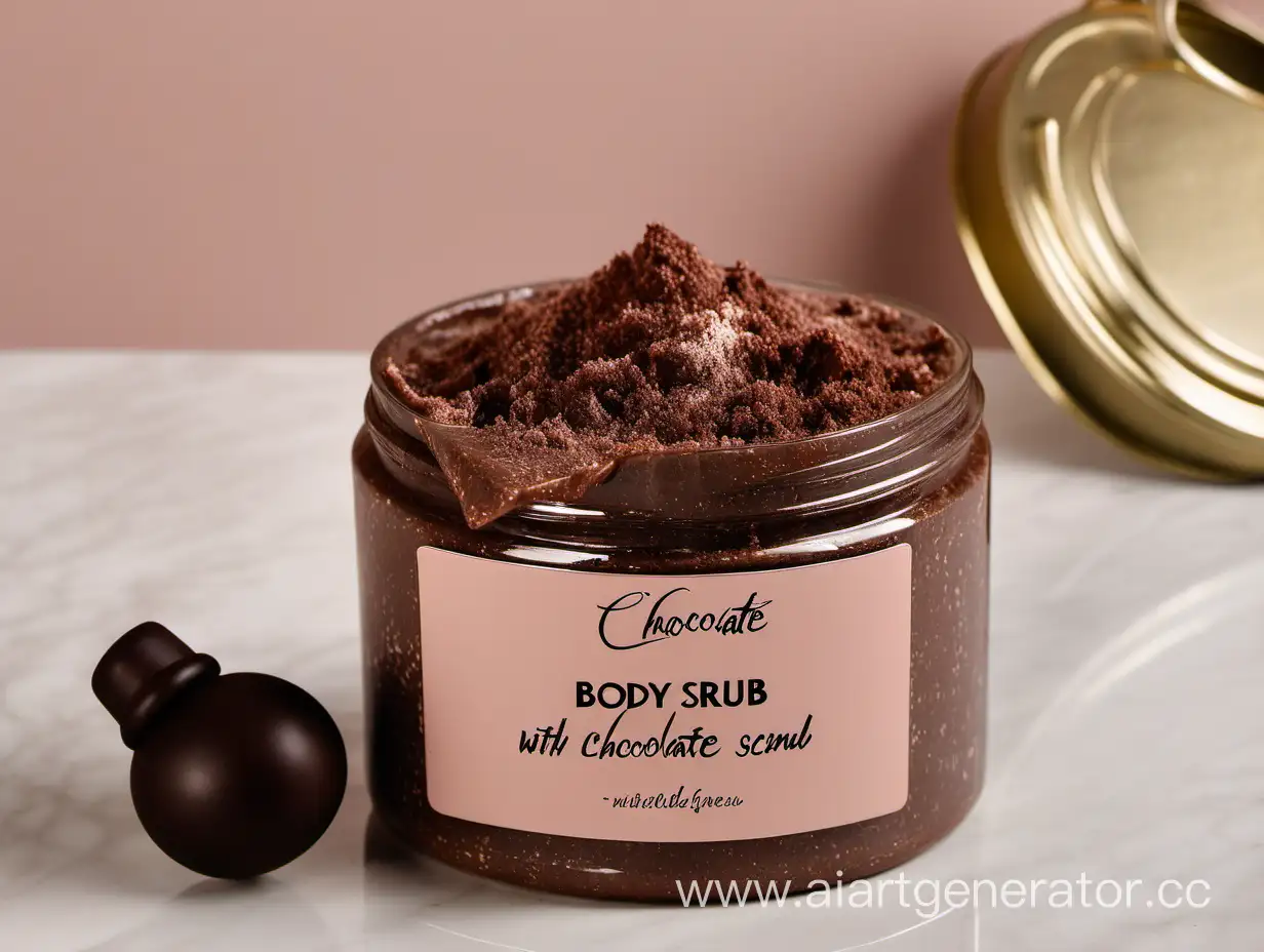 Luxurious-Chocolate-Scented-Body-Scrub-in-Exquisite-Jar