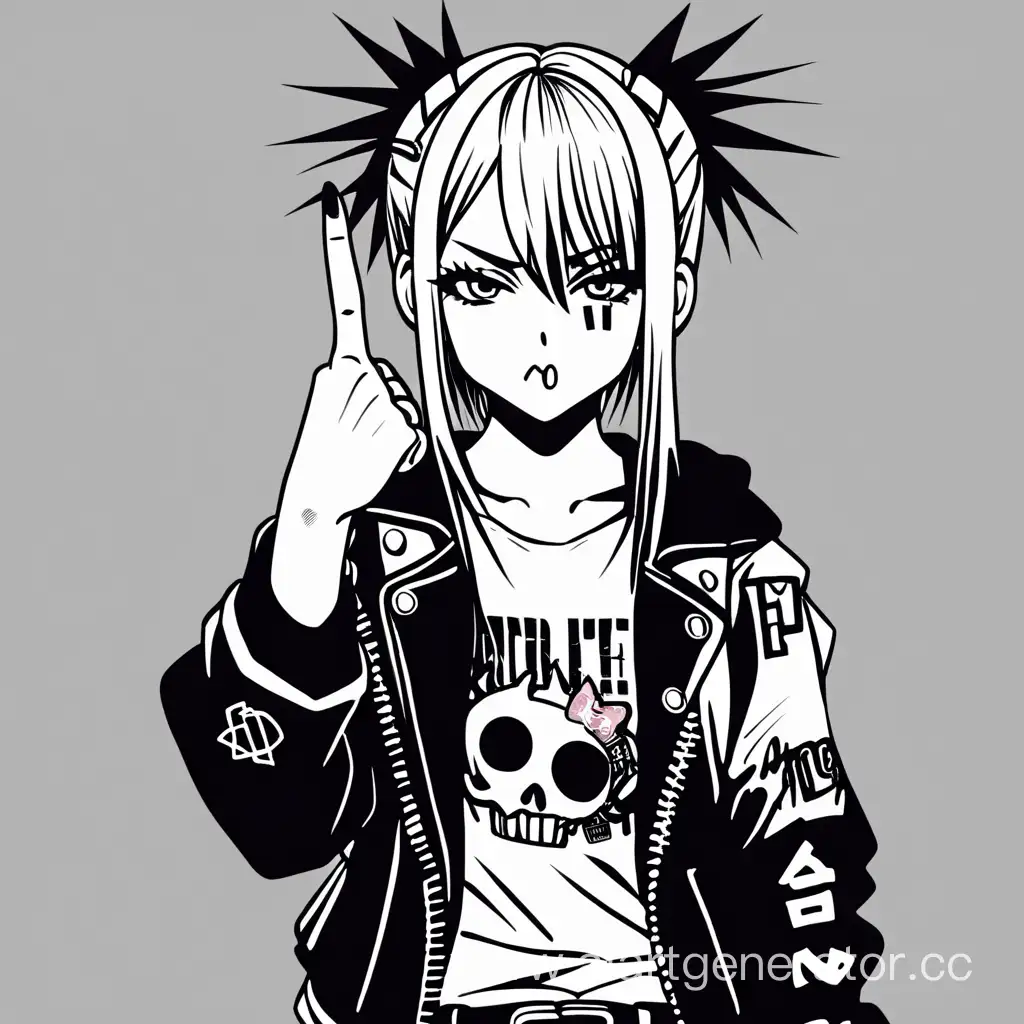 Rebellious-Anime-Punk-Girl-Expressing-Defiance-with-Middle-Finger-Gesture