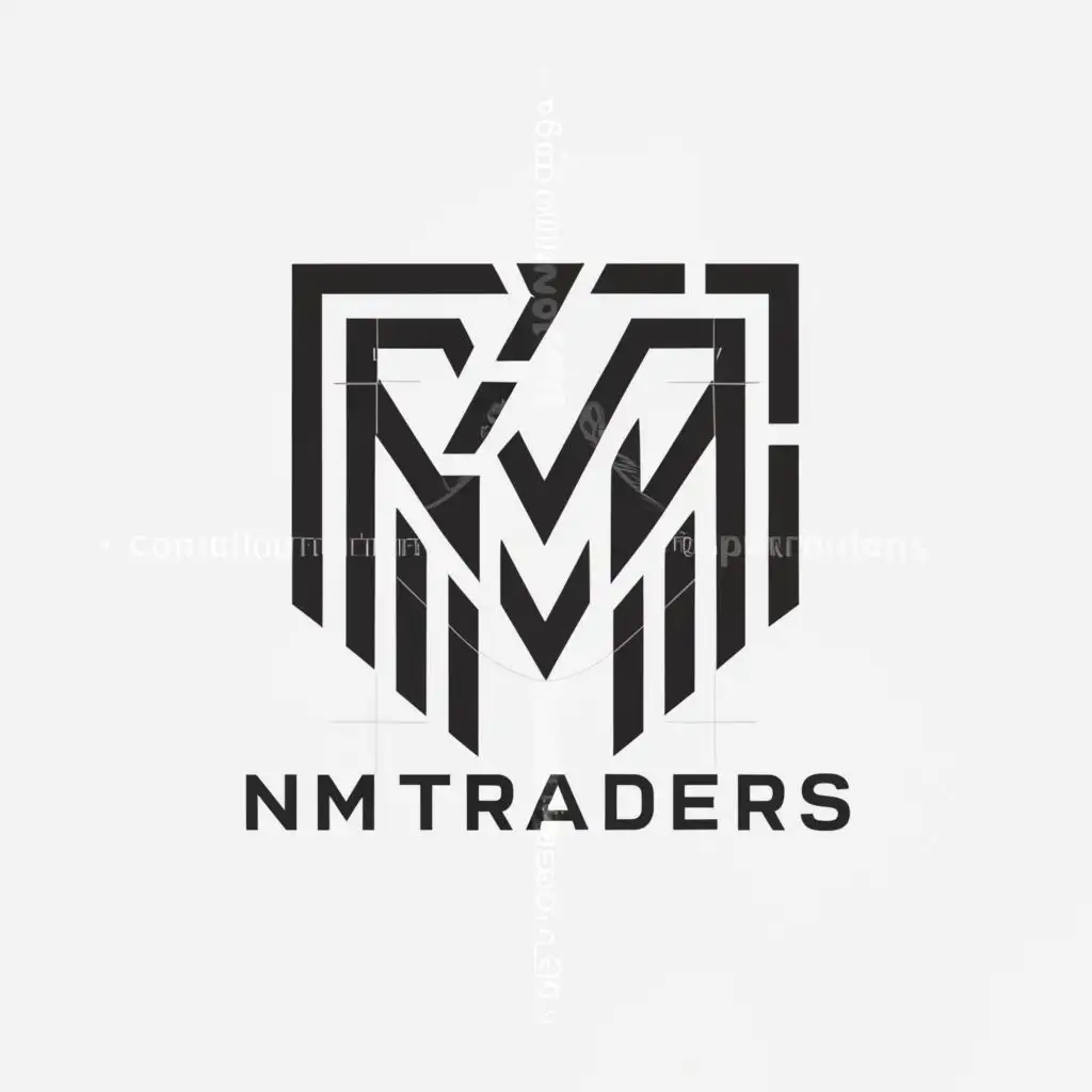 a logo design,with the text "NM TRADERS", main symbol:NM,complex,be used in Construction industry,clear background