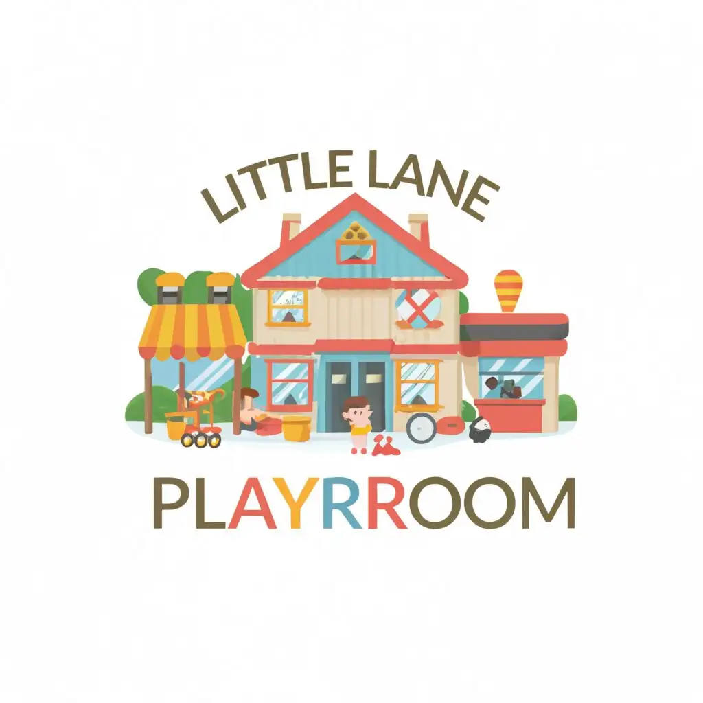 LOGO-Design-for-Little-Lane-Playroom-FamilyFriendly-Street-with-Playhouses-and-Montessori-Toys