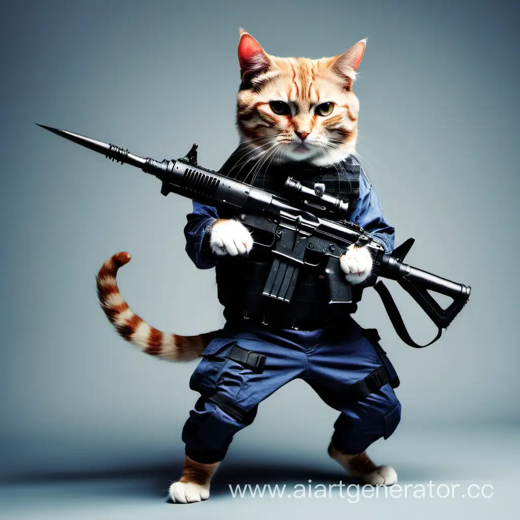 Fierce-Cat-Warrior-Armed-with-Weapon