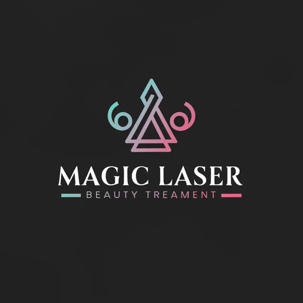 a logo design,with the text "Magic Laser", main symbol:magic,complex,be used in Beauty Spa industry,clear background