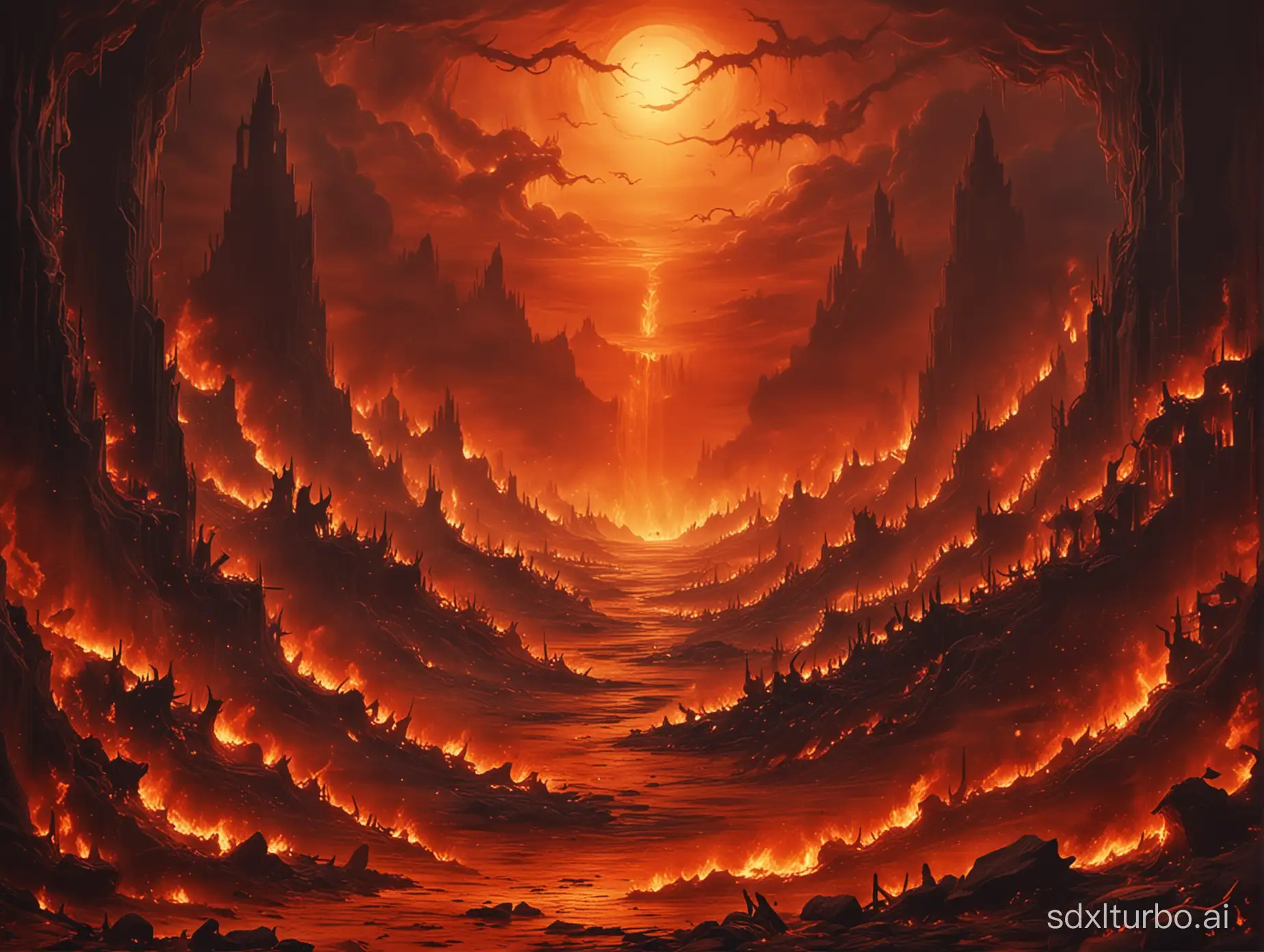  hell 
background 
