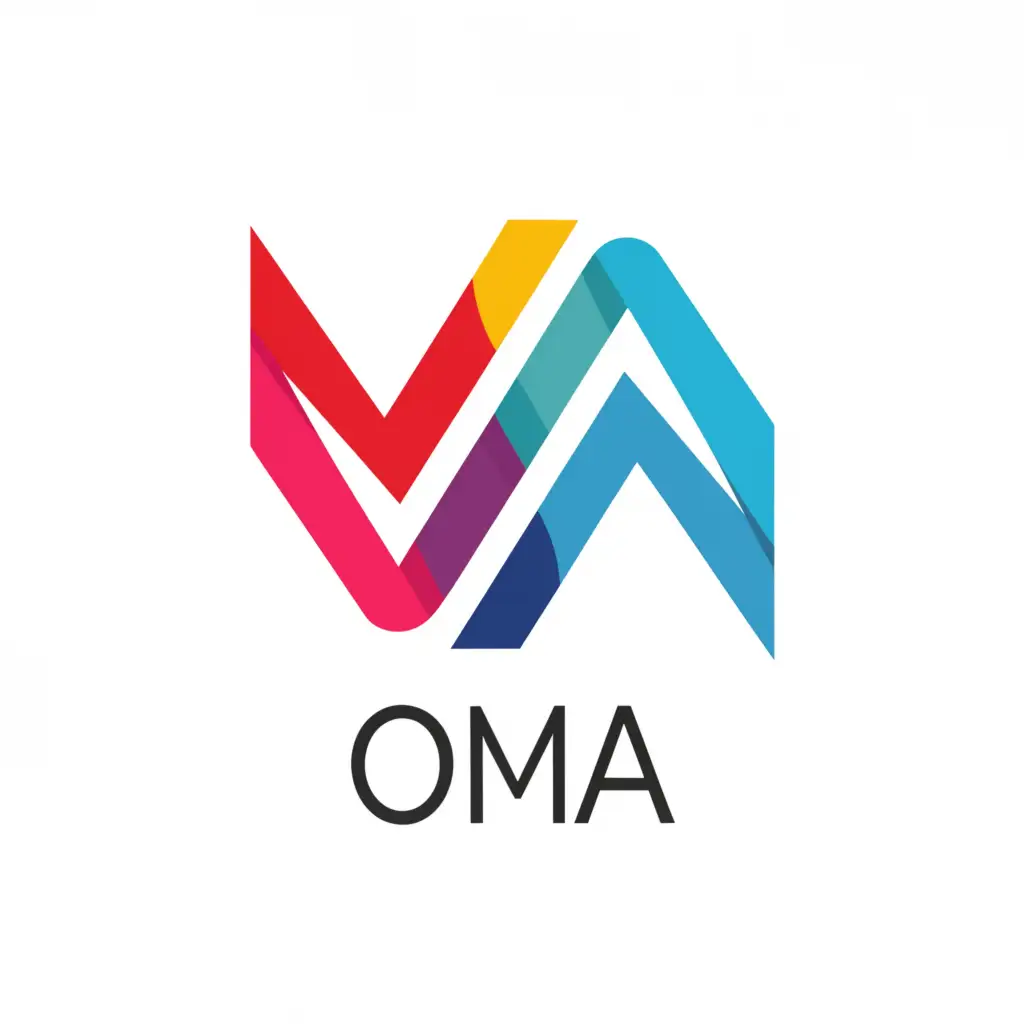 a logo design,with the text "oma international", main symbol:logistics, supply chain and storage,Minimalistic,clear background