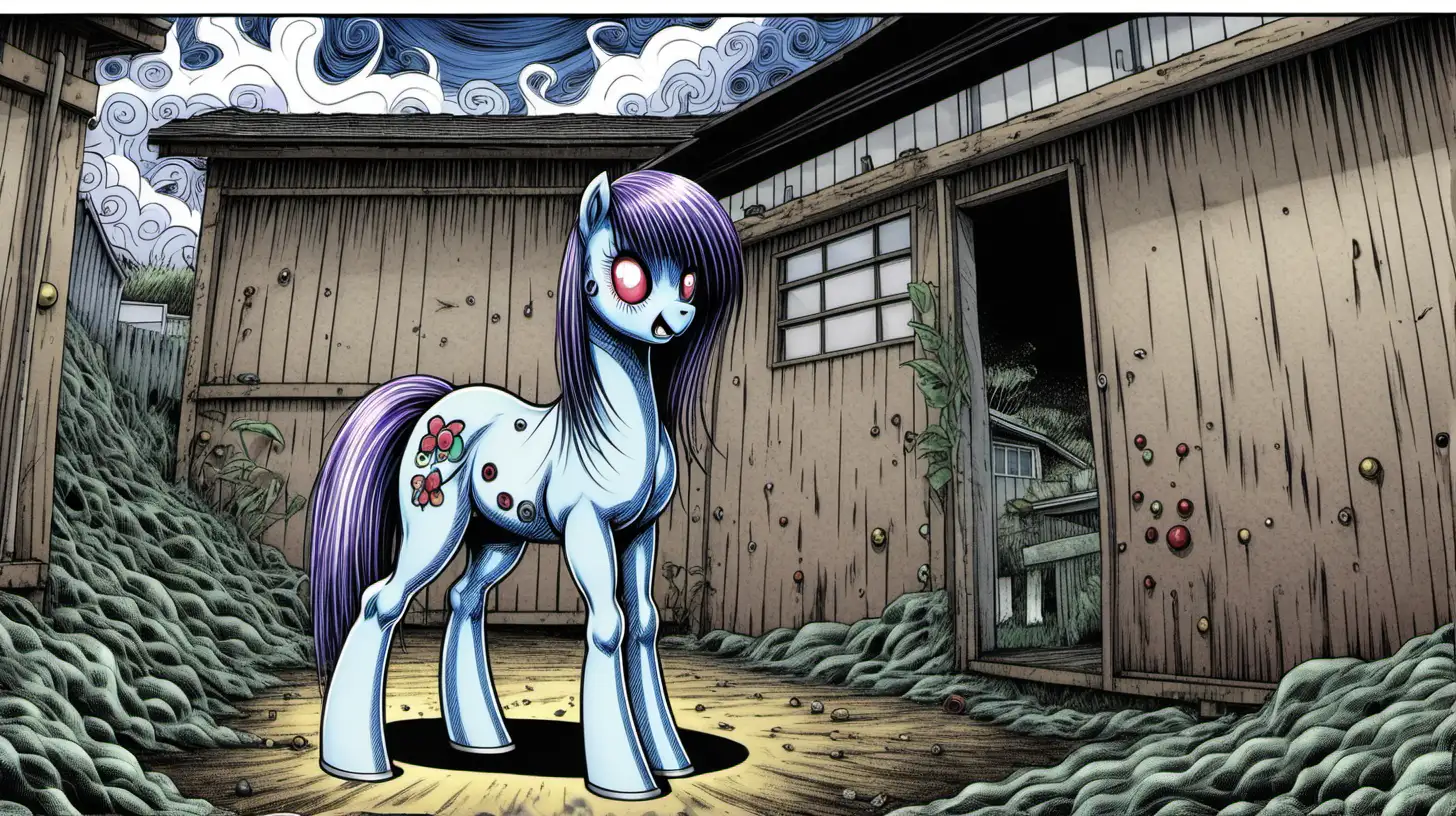 junji ito color, My Little Pony, shed