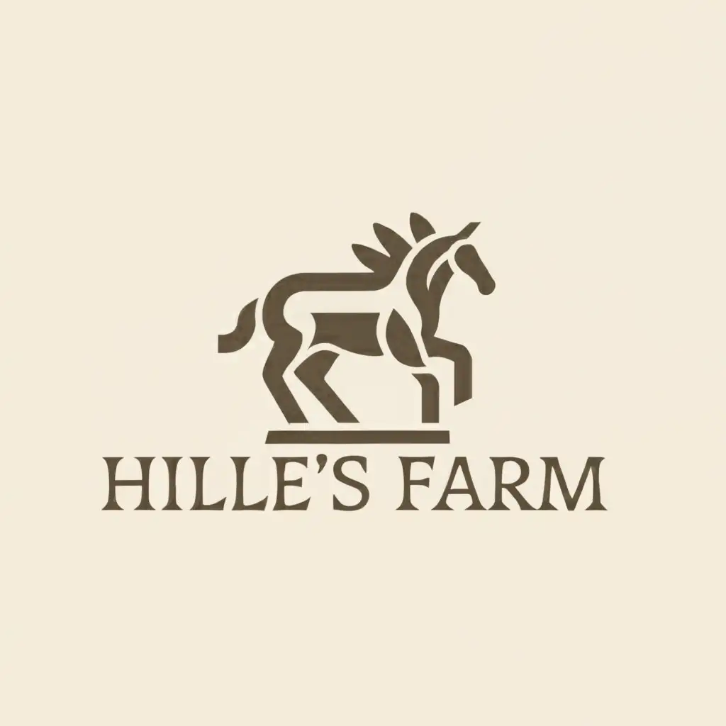 LOGO-Design-for-Hillels-Farm-Equine-Elegance-with-a-Refined-Clear-Aesthetic