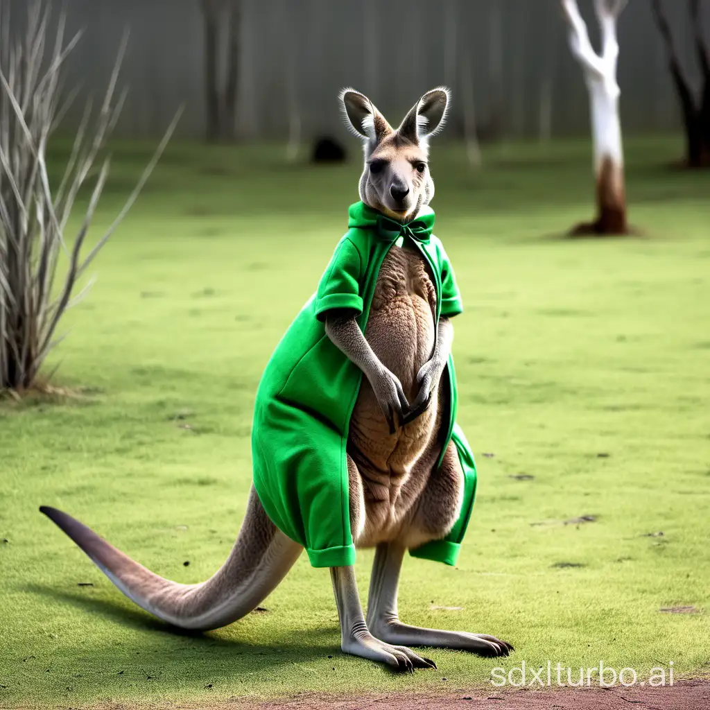 Green Irish Kangaroo