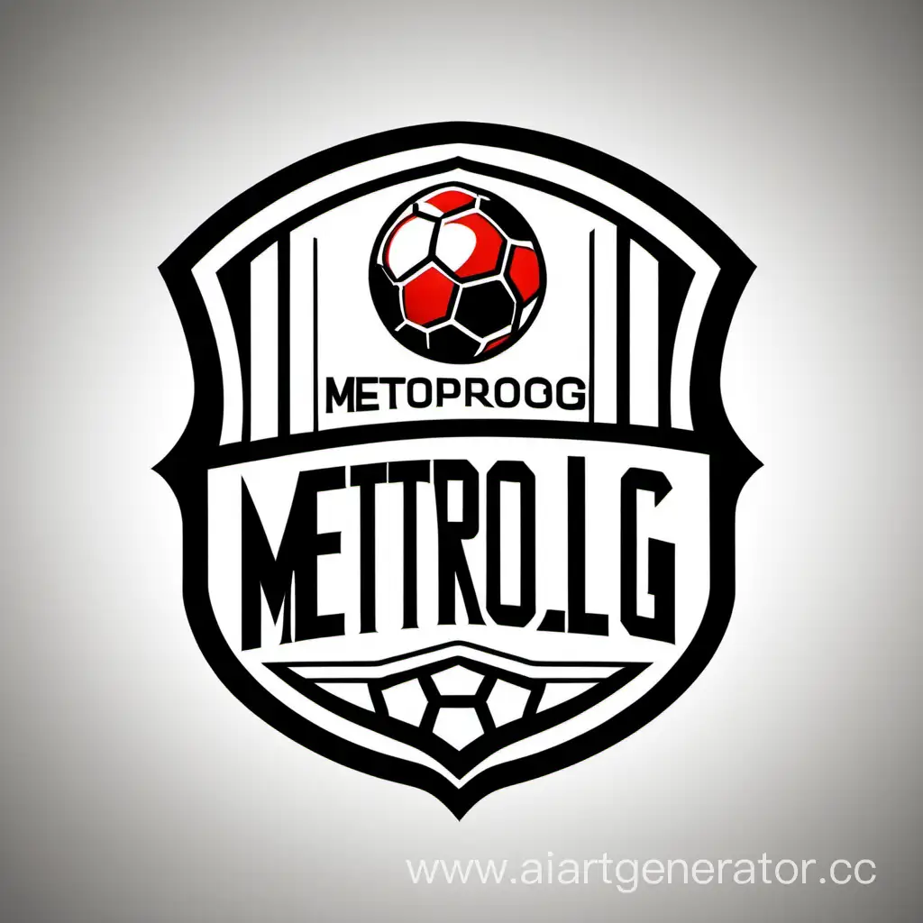 logo of the football club "METROLOG"