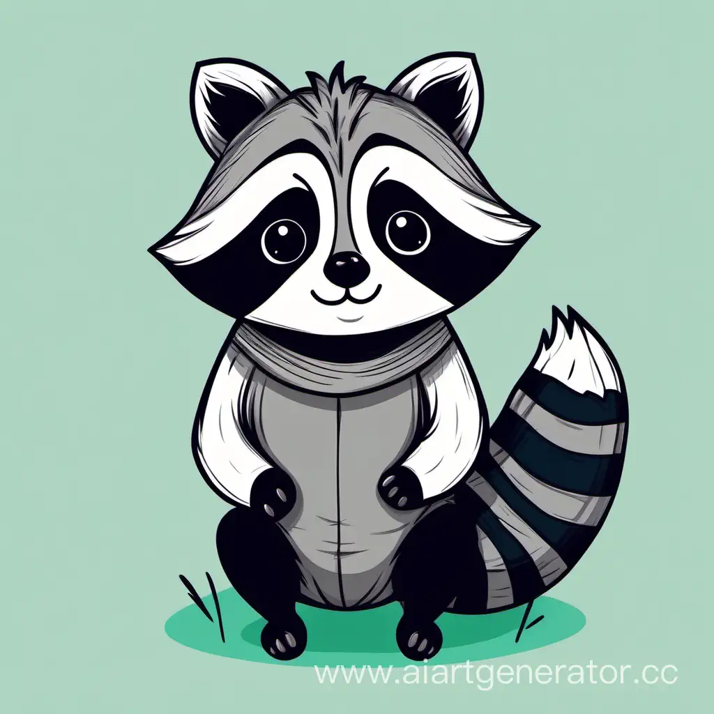 Adorable-Raccoon-Sketch