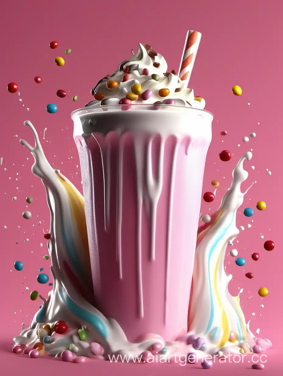 Whimsical-Milkshake-Setting-with-Splashes-and-Candy-Accents
