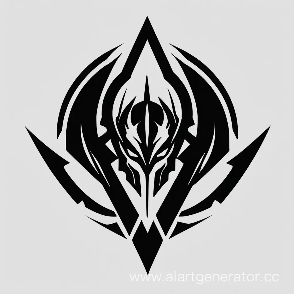 убийцы логотип клана в игре Warframe   в темных тонах  Png