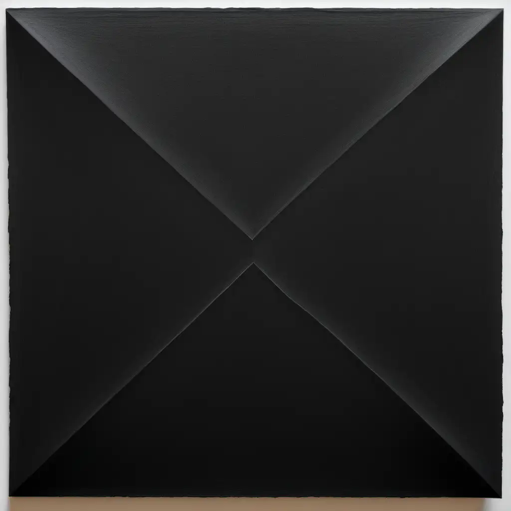 a pencil drawing of a black square