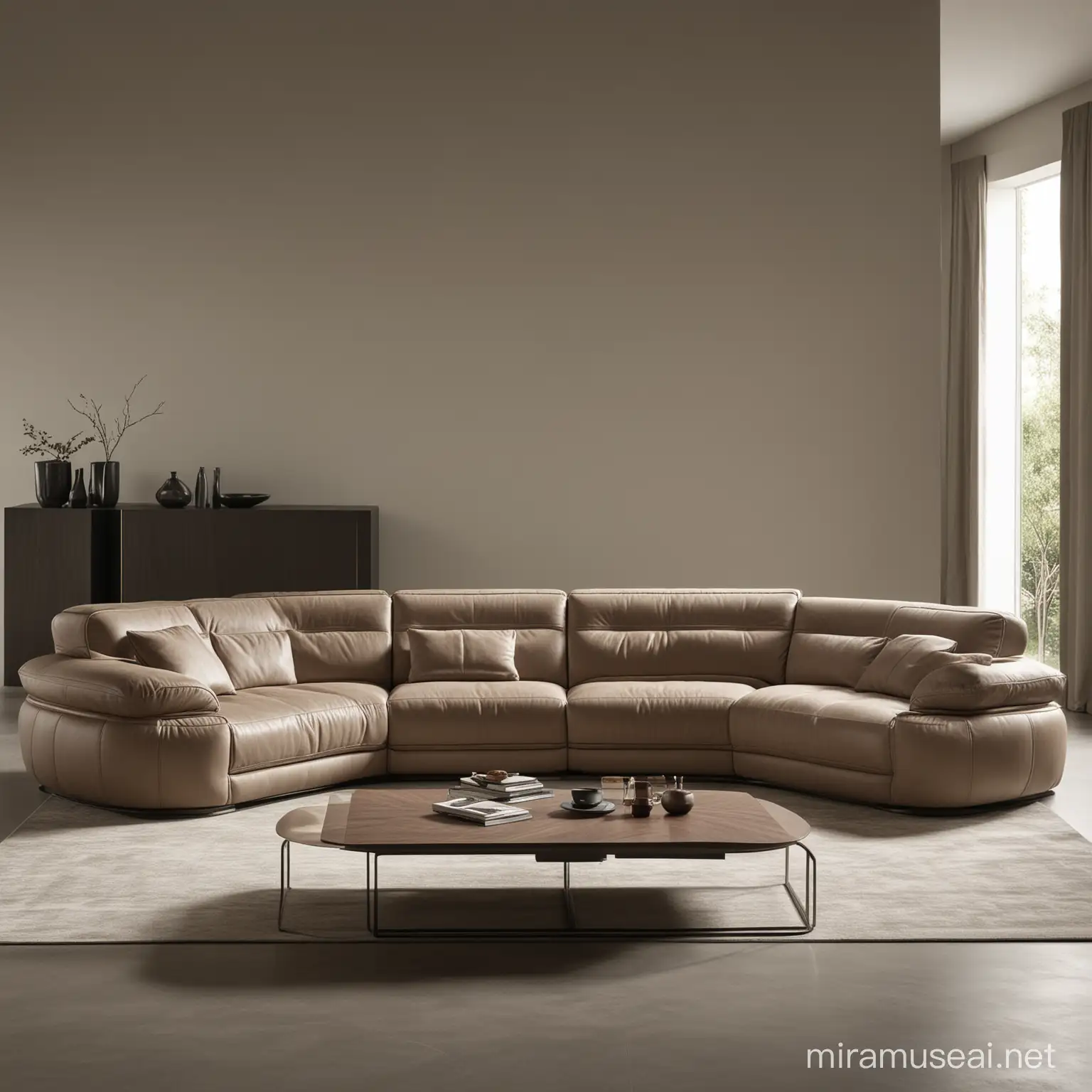 Luxury Sofa Design in Elegant Living Room Setting