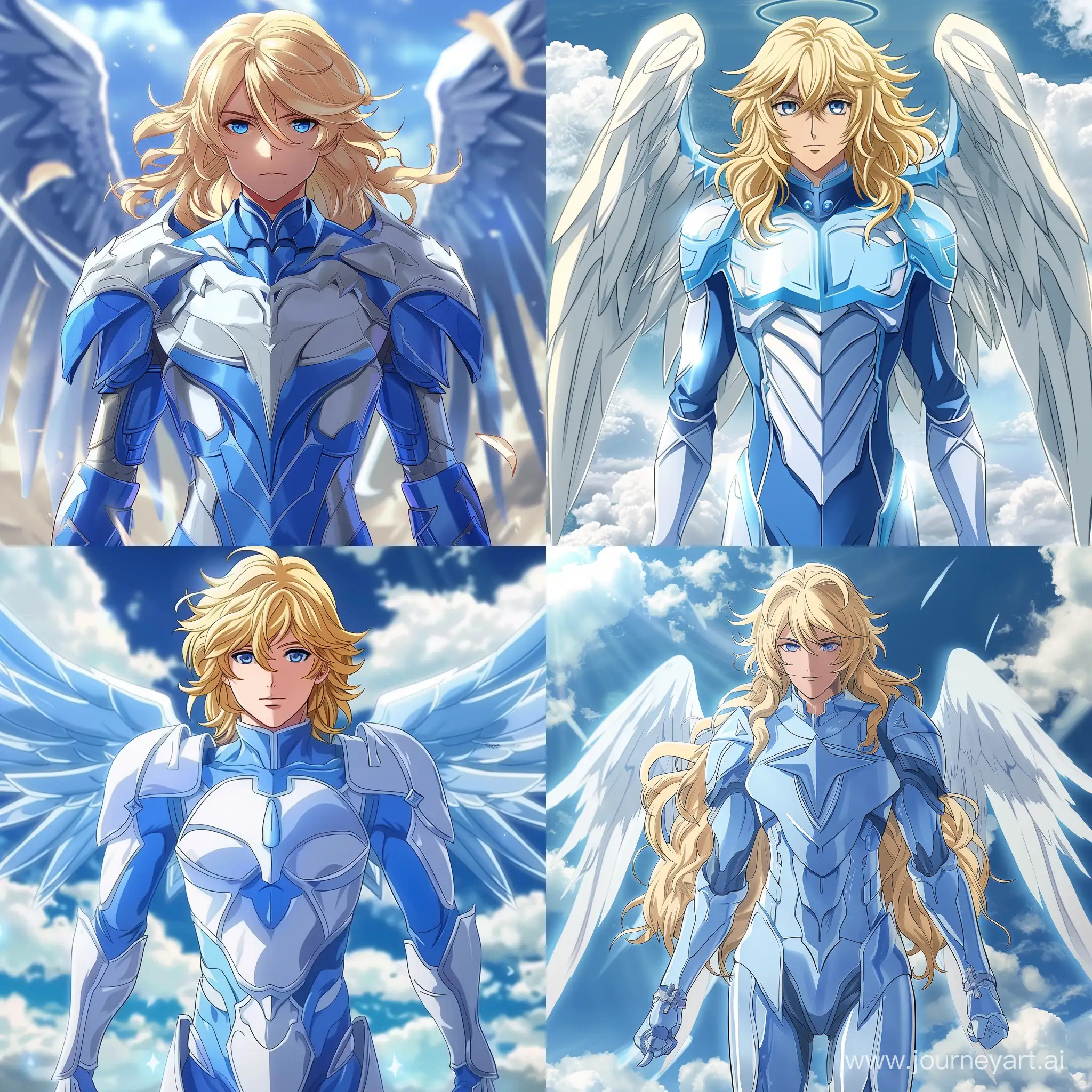 Blonde-Archangel-Michael-in-Anime-Style