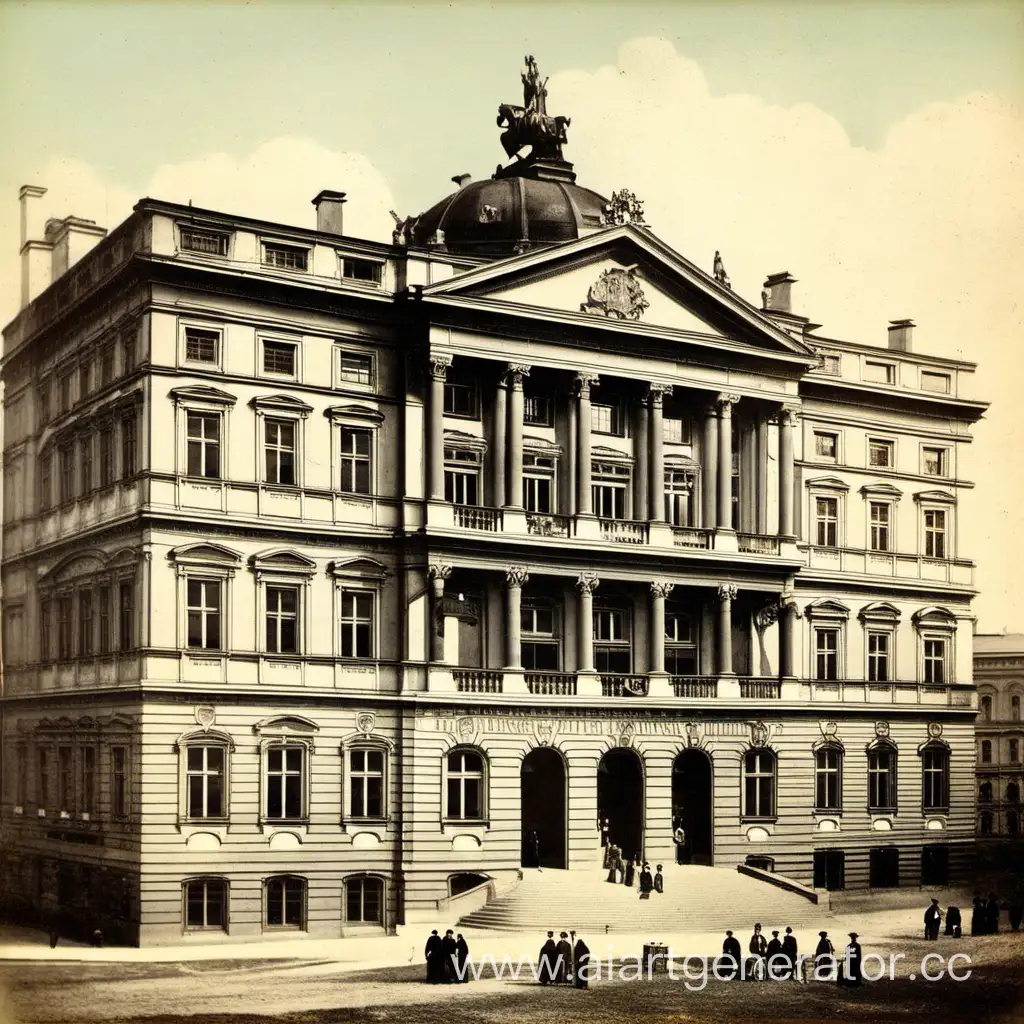 Historical-Illustration-Vienna-University-of-Technology-in-1860