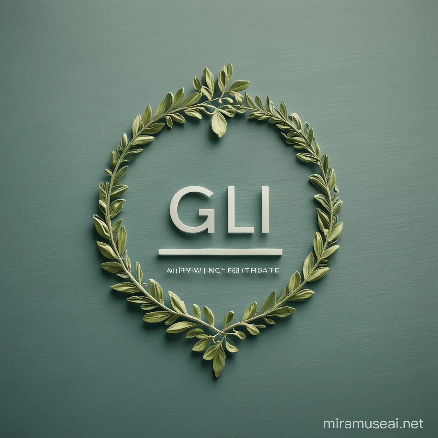 Artistic Logo Design for Green Life Incorporated Sleek GL Emblem with Nature Elements