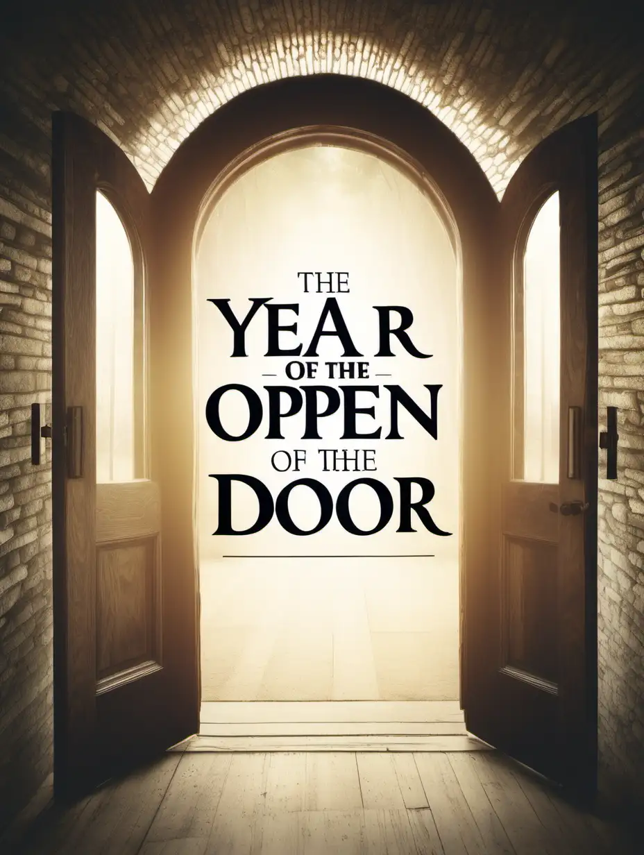 The year of the open door graphic
