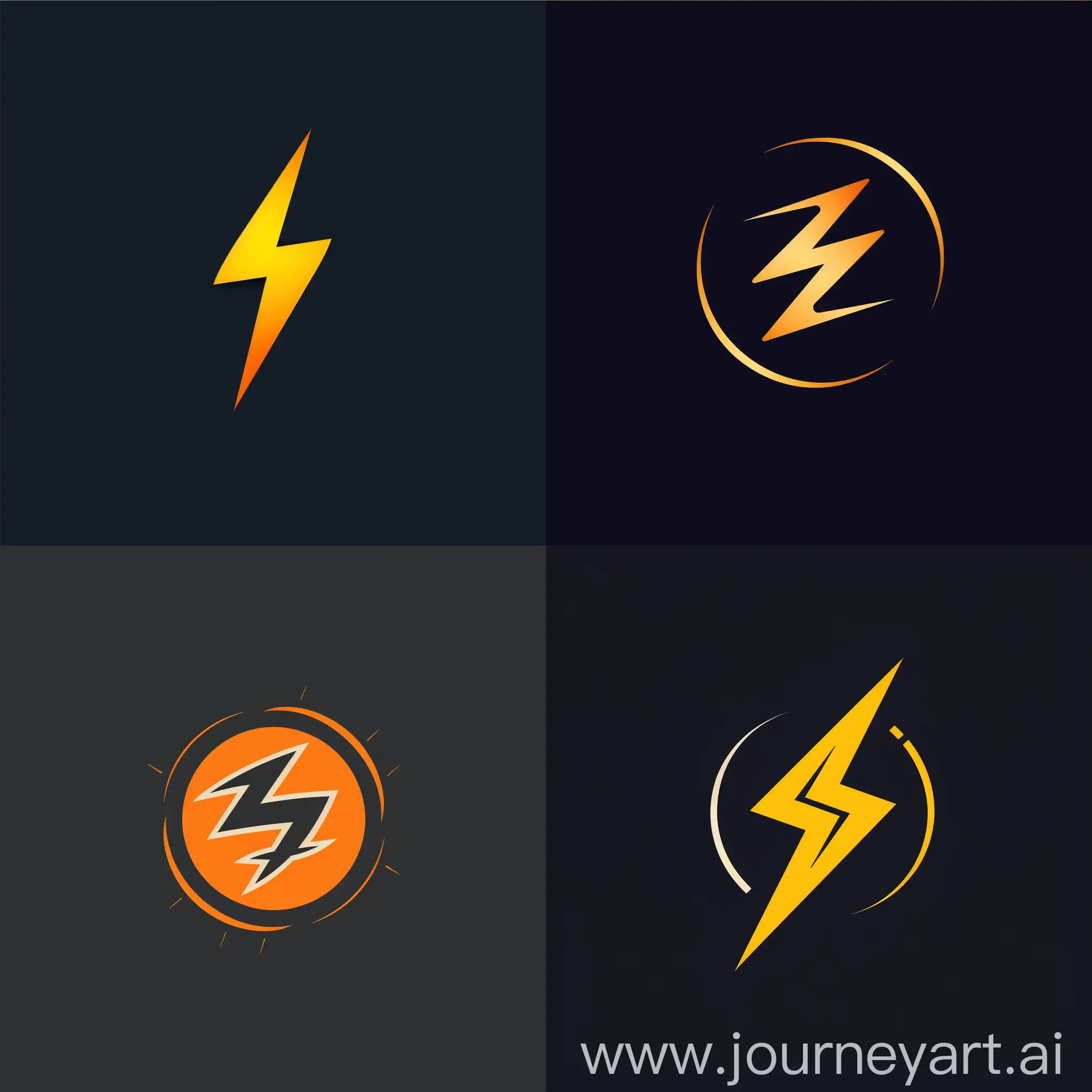 Electricity-Symbol-Logo-on-Vibrant-Background