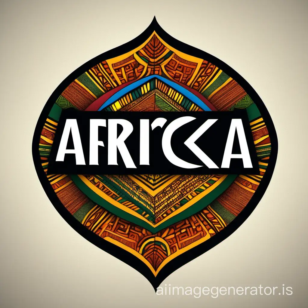 Beautiful logo with African colors written Everything Ankara