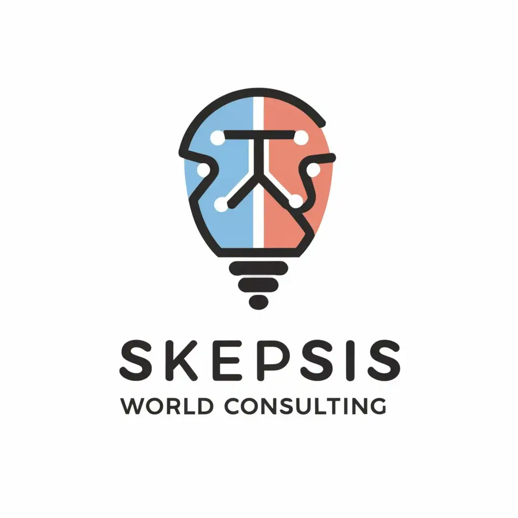 LOGO-Design-for-Skepsis-World-Consulting-Globe-and-Brain-Theme-Representing-Revolutionary-Business-Growth