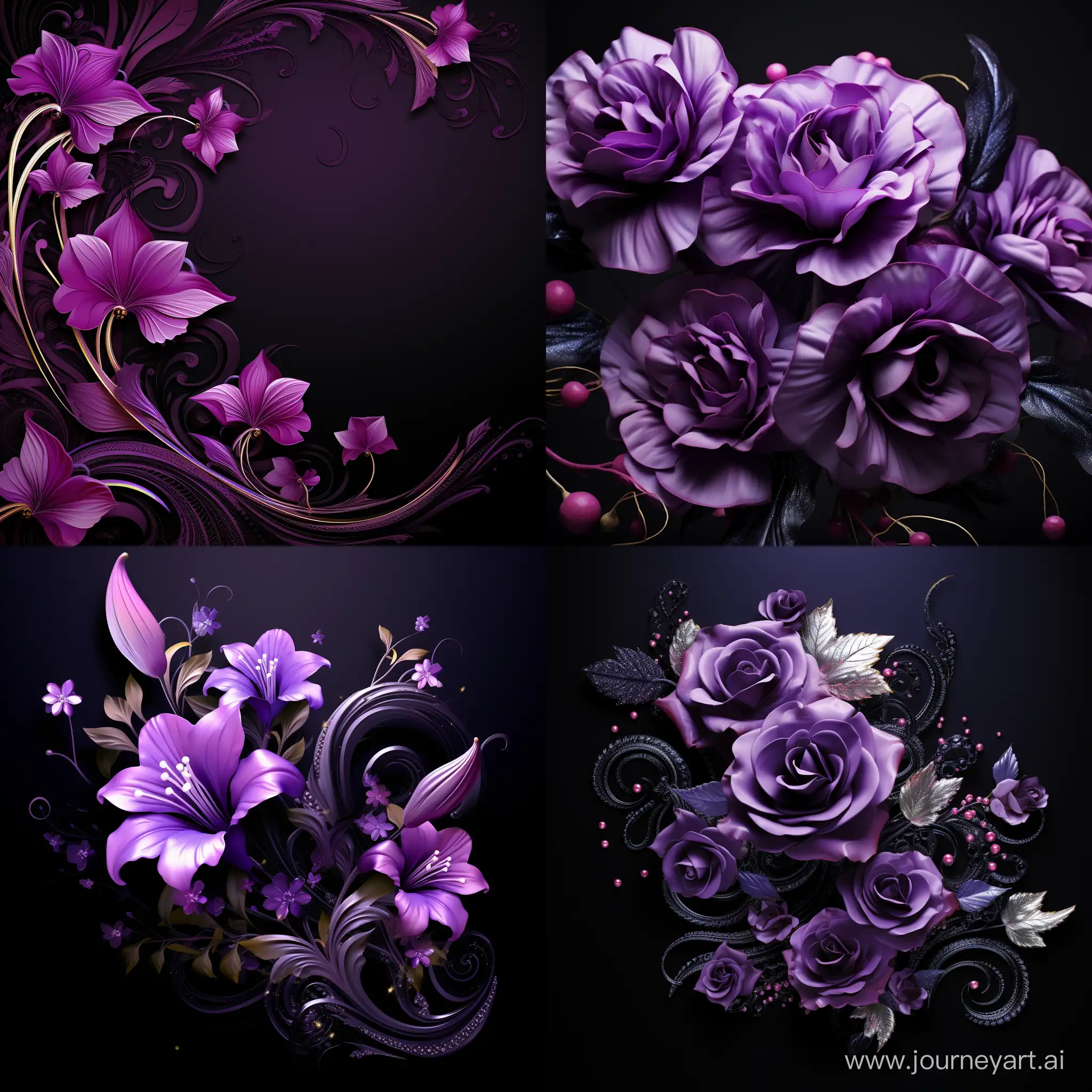 Stunning-HighQuality-PurpleBlack-Square-Background-Image
