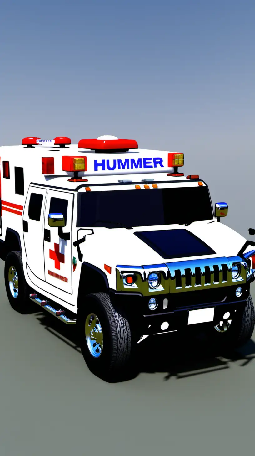 Highperformance Hummer Ambulance Racing to the Rescue