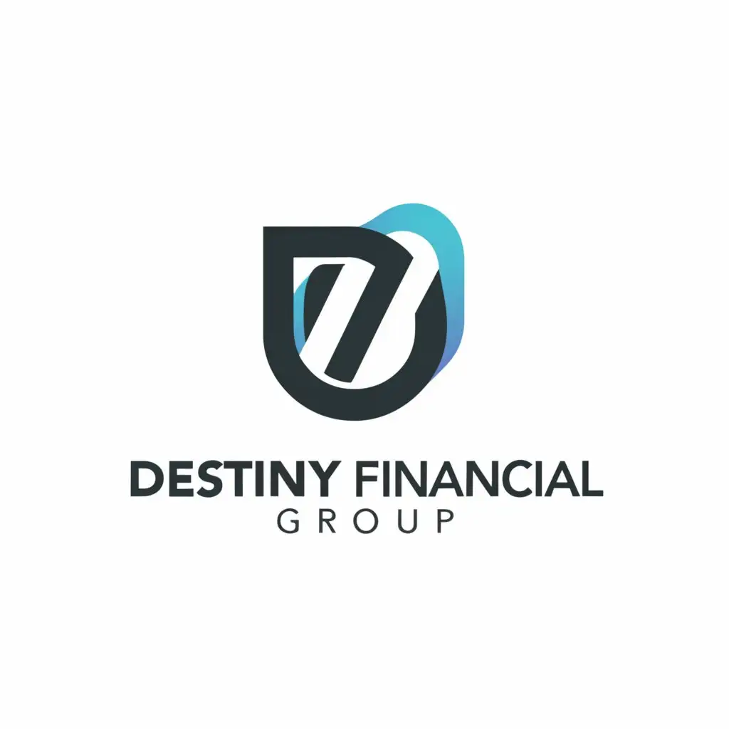 a logo design,with the text "Destiny Financial Group", main symbol:DFG,Moderate,clear background