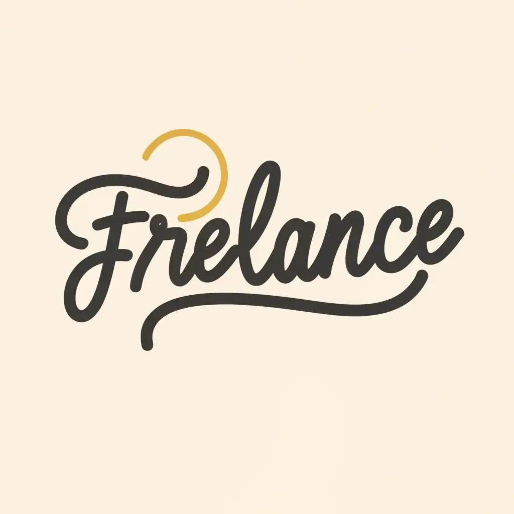 logo, logo, with the text "Freelance", typography