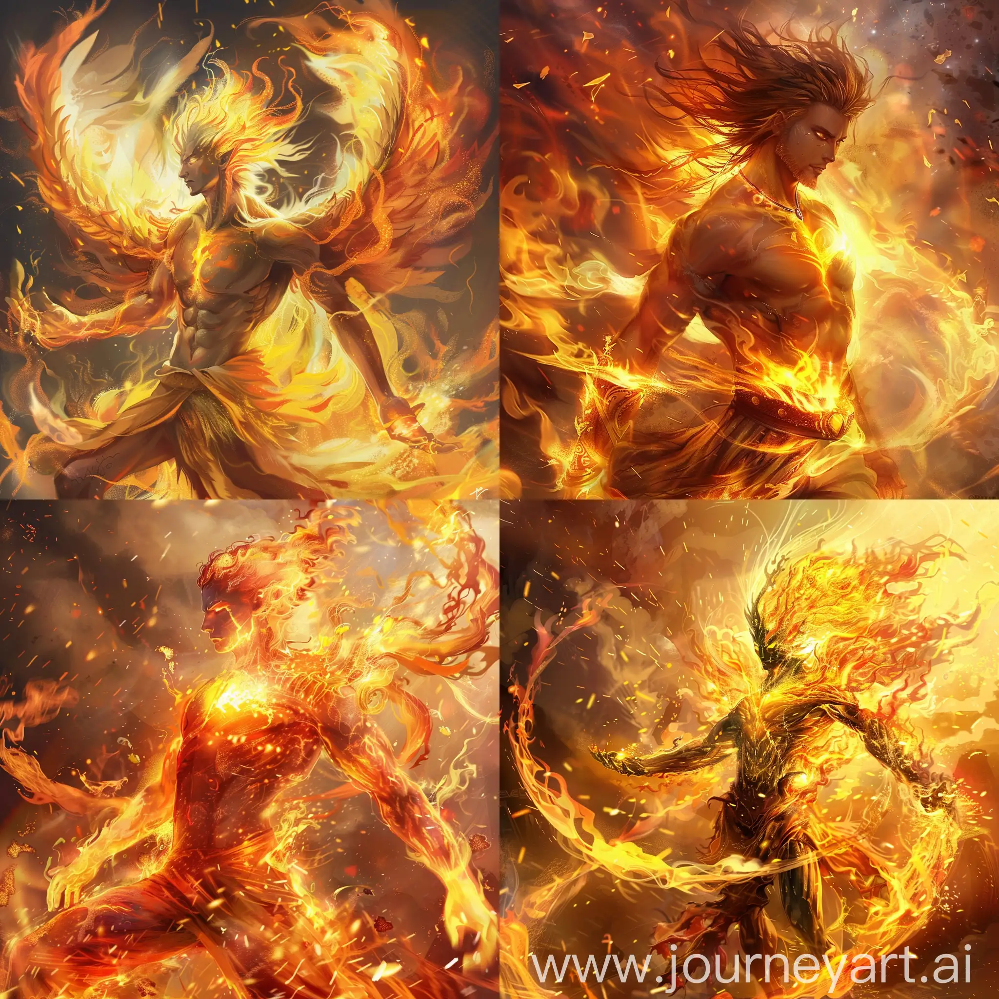 Игнис - изначальный бог огня, мужского пола повелитель всего пламени, невероятно красивый