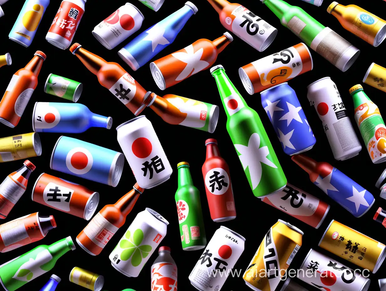 Global-Beverage-Extravaganza-Miniature-Cans-and-Bottles-from-Japan-USA-and-Europe-in-a-Sweet-Splash