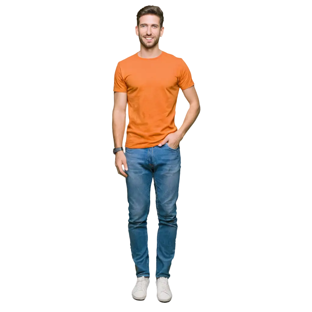 Vibrant-Plain-Orange-TShirt-PNG-Elevate-Your-Design-Projects-with-HighQuality-Apparel-Graphics