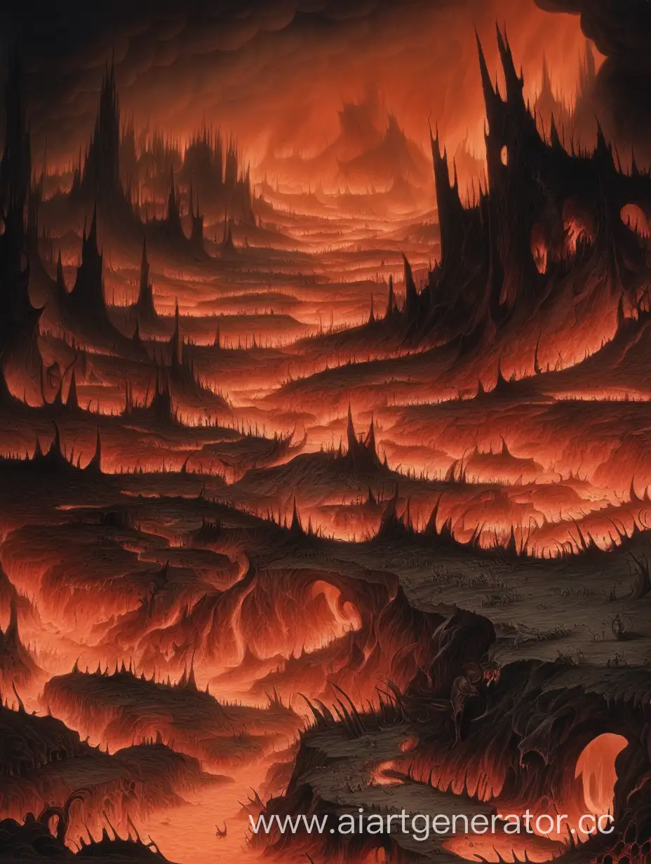 Fiery-Landscape-of-Hell-Infernal-Abyss-with-Lava-and-Demonic-Figures