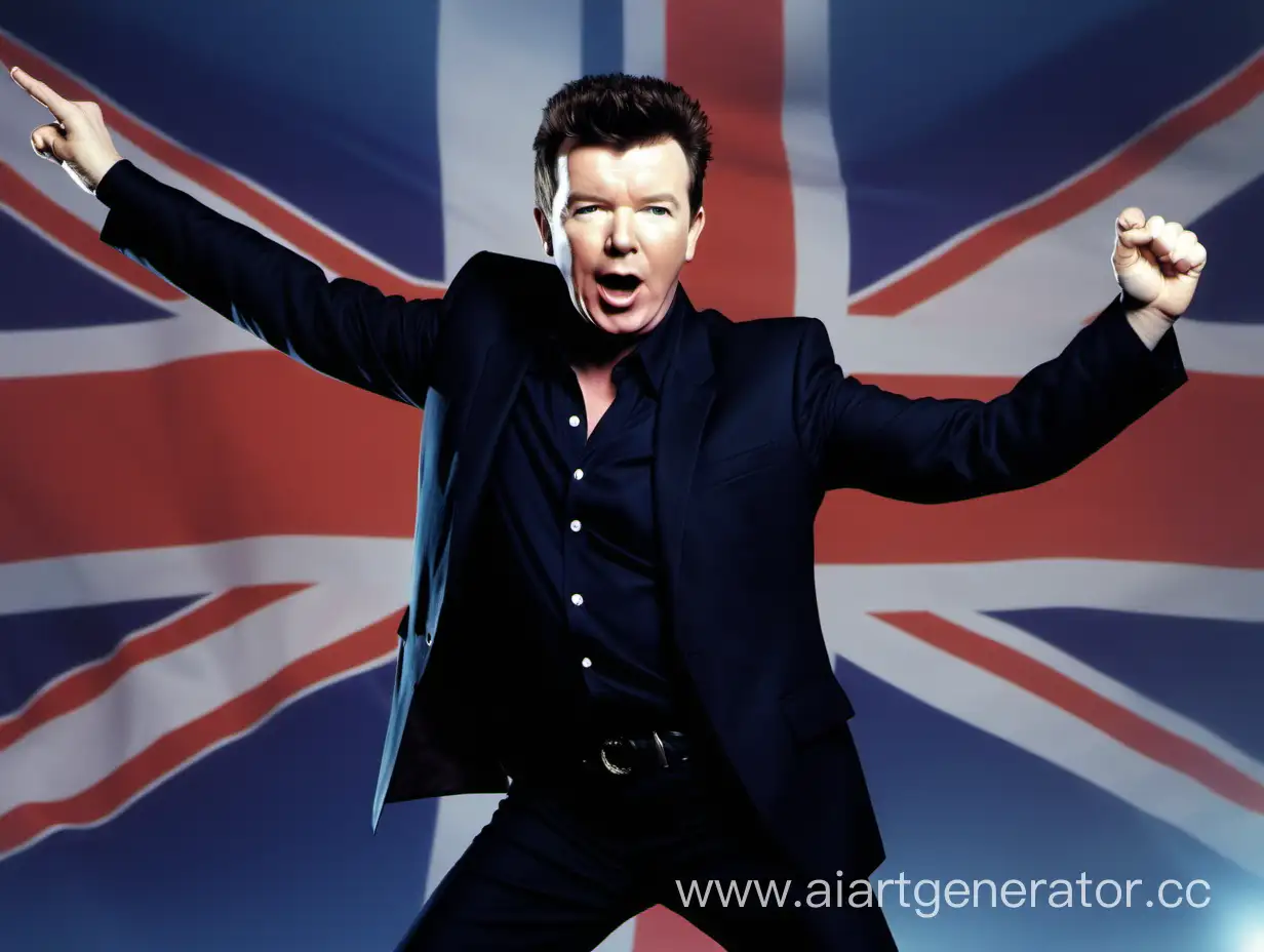 Rick-Astleys-Energetic-Dance-with-the-British-Flag
