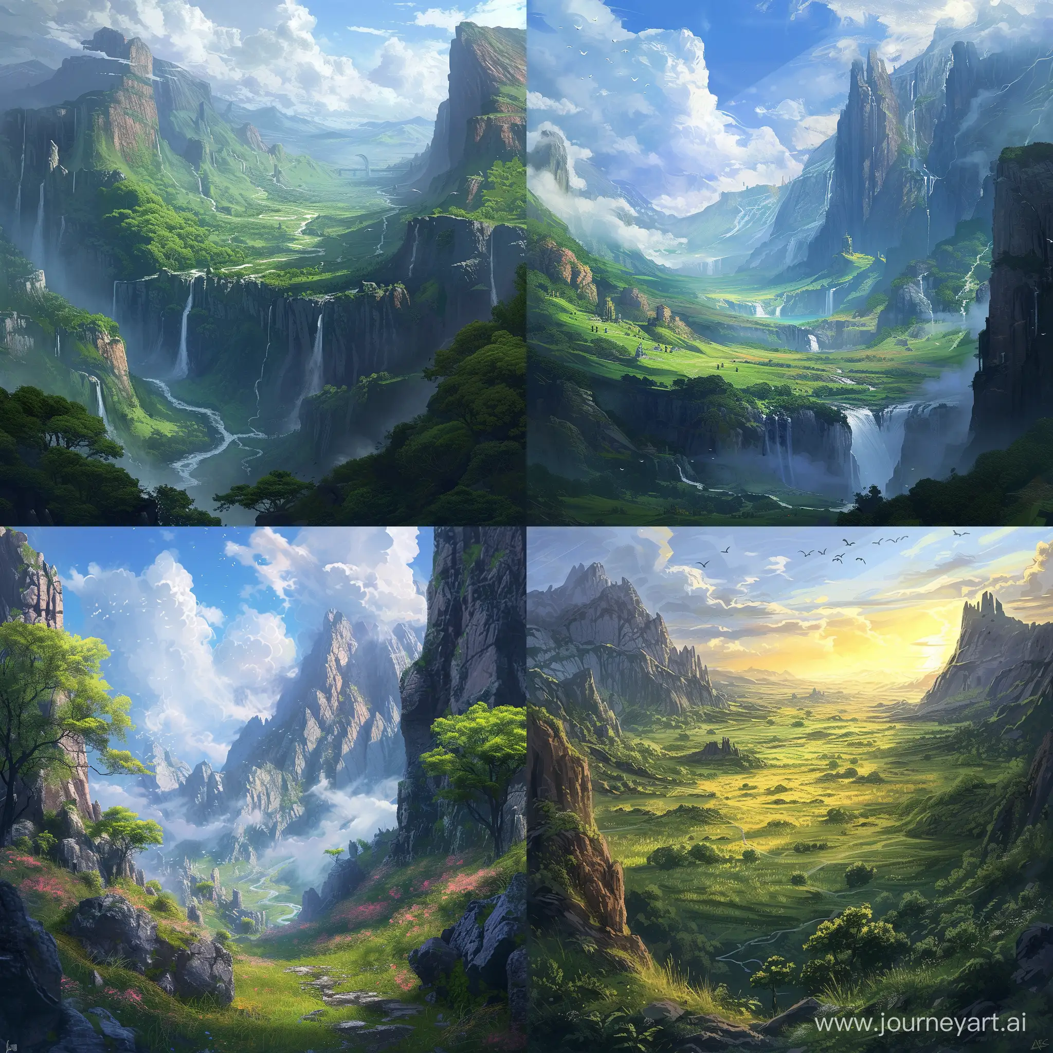 Enchanting-Fantasy-Landscape-Concept-Art-with-Versatile-Vistas