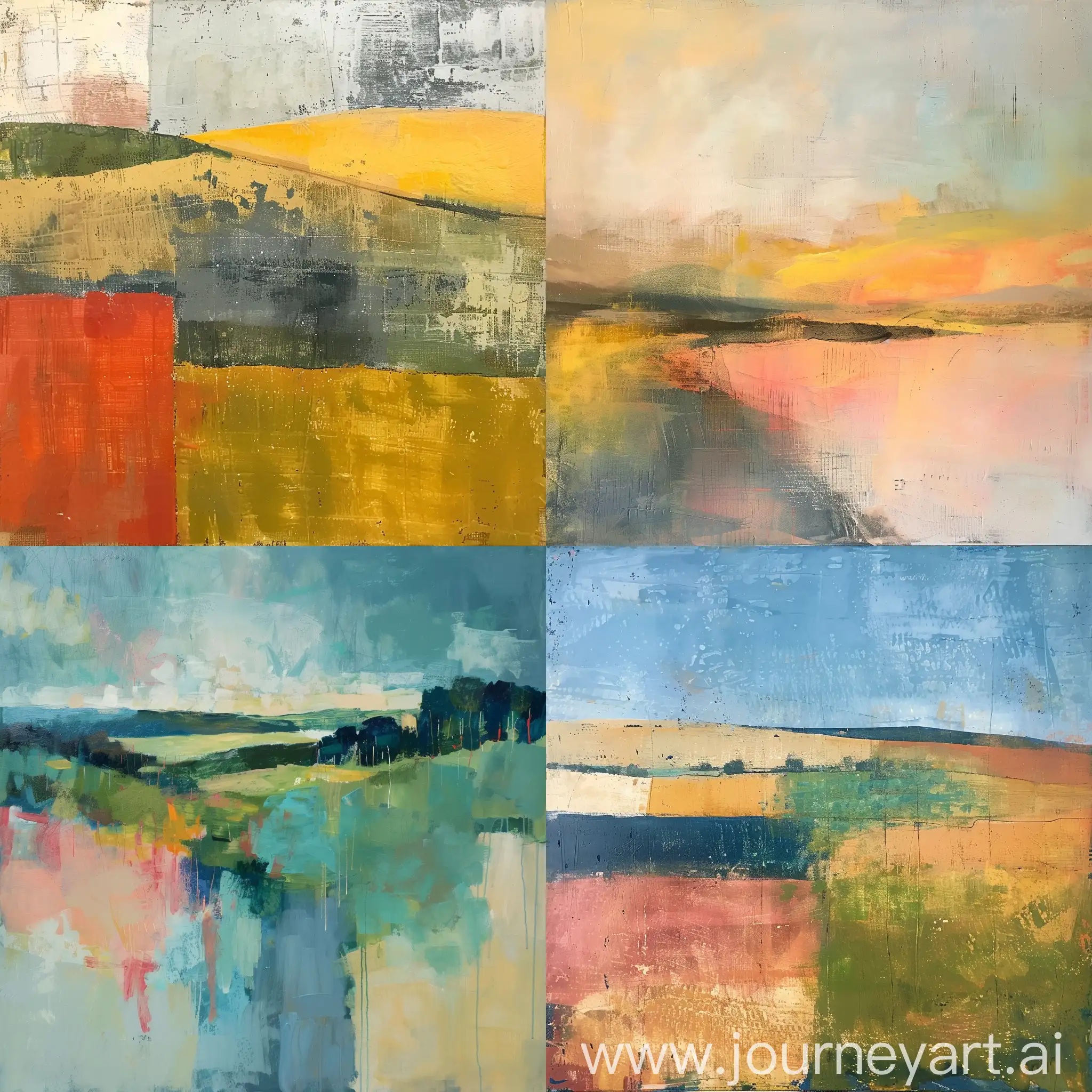 abstract landscapes