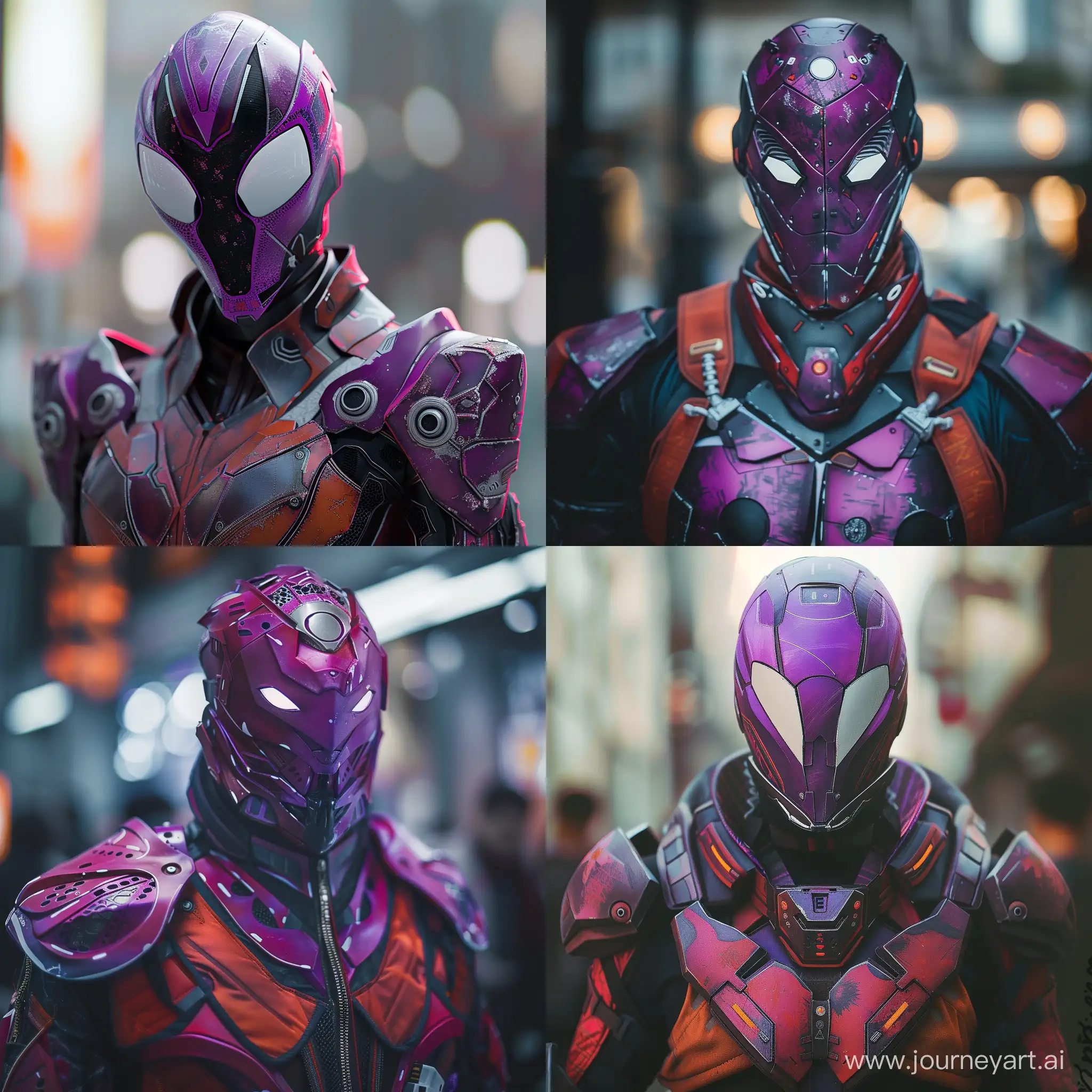 Futuristic-Superhero-in-Dynamic-Combat-Pose-HighTech-Purple-and-Red-Costume