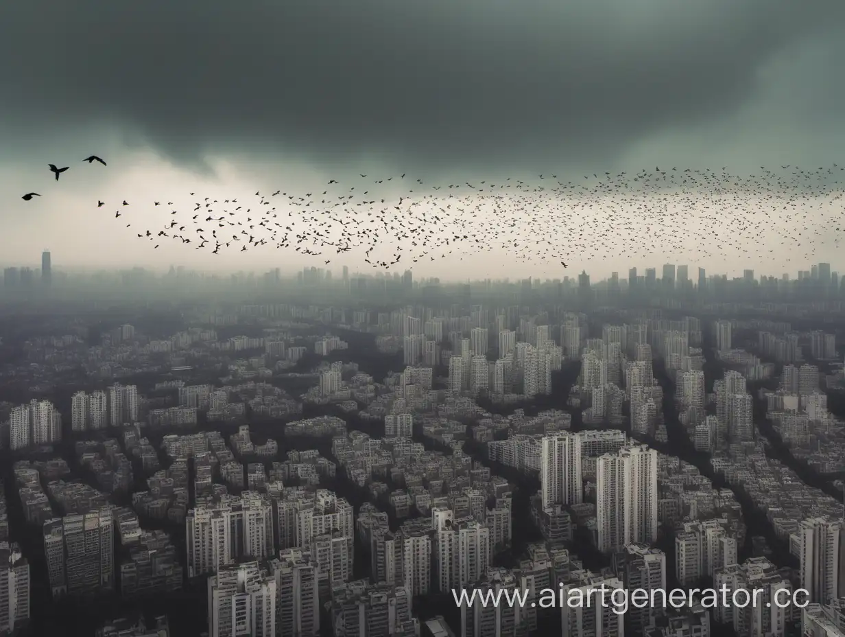 Urban-Birds-Soaring-Above-a-Hungry-Metropolis