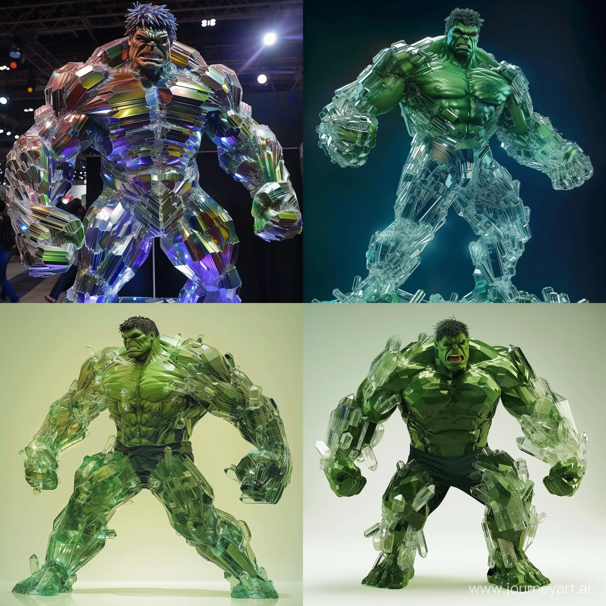 hulk made of crystals
