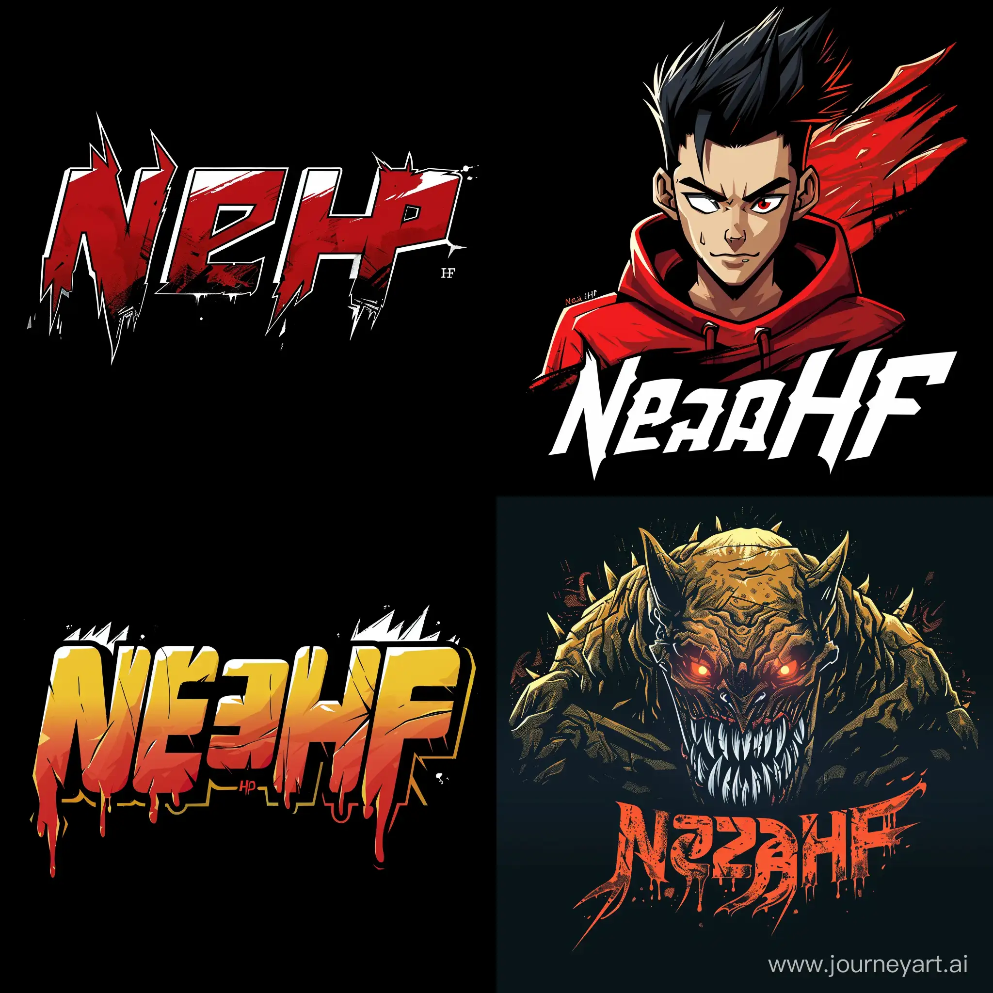 The text "NezaHF" as the comics logo